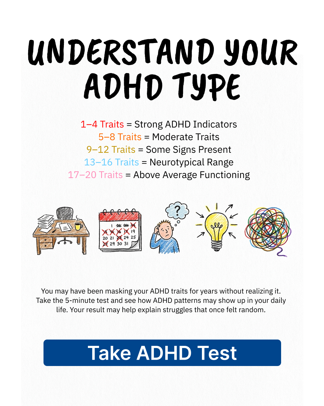 ADHD Clarity Test Facebook ad