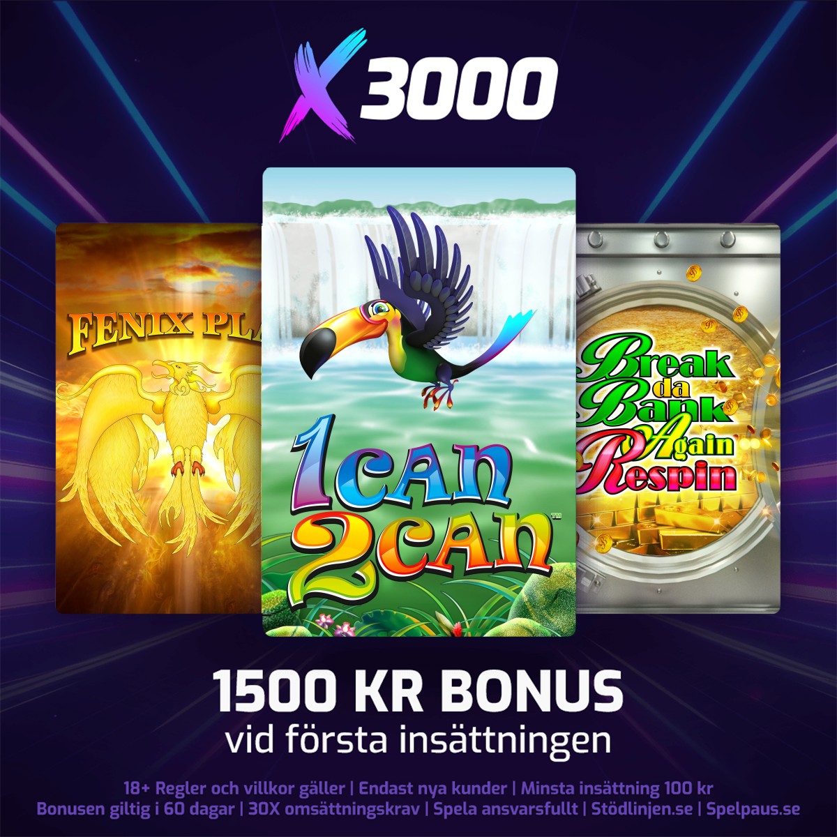 X3000 Facebook ad