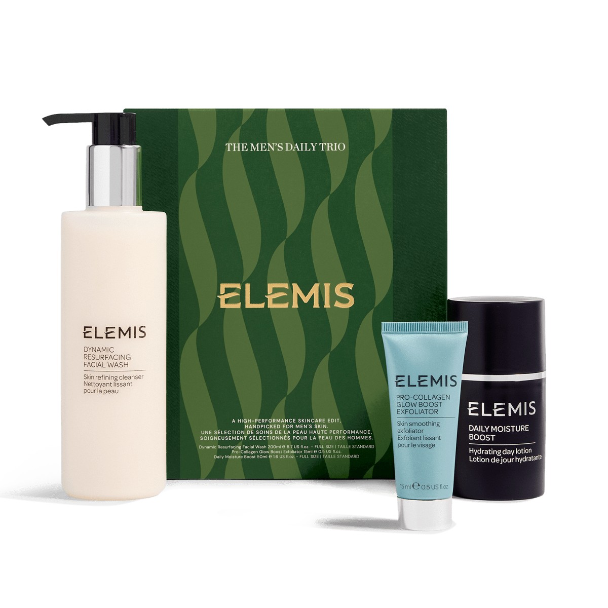 Elemis Facebook ad: Holiday Gift Sets featuring award-winning skincare…