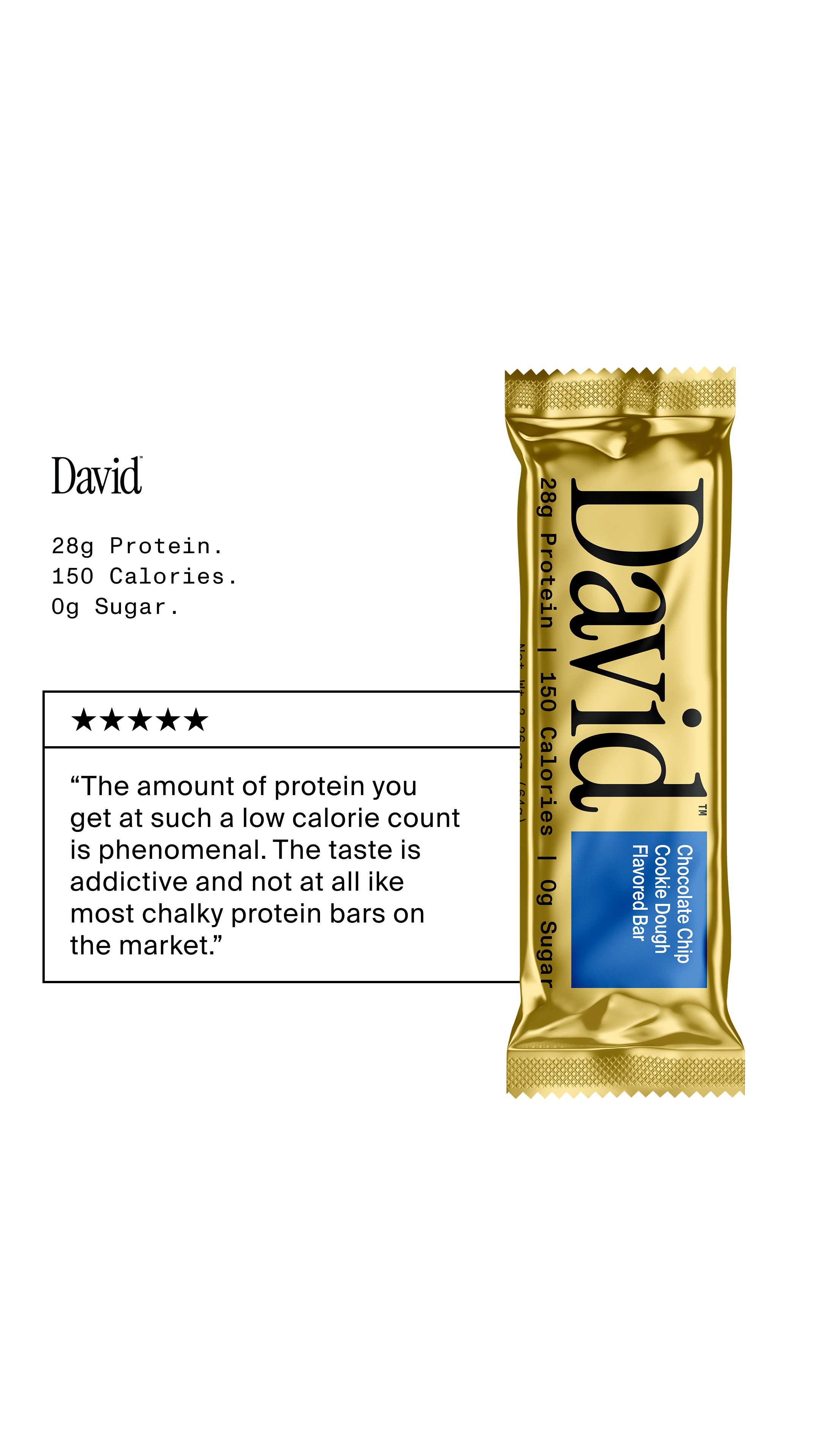 David Protein Facebook ad