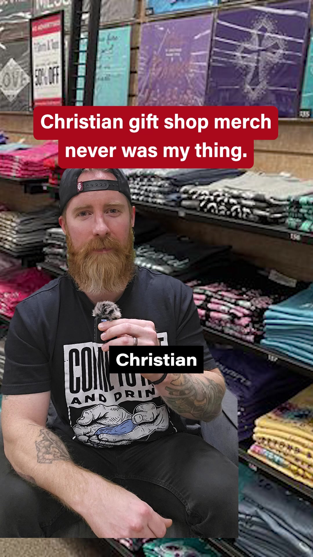 Disciple Threads Facebook ad: Not Your Typical Christian Tee