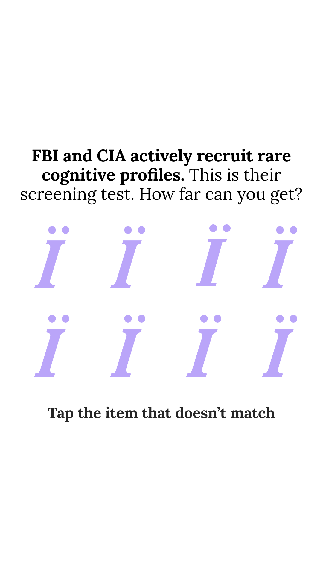 Brain Health Check Facebook ad