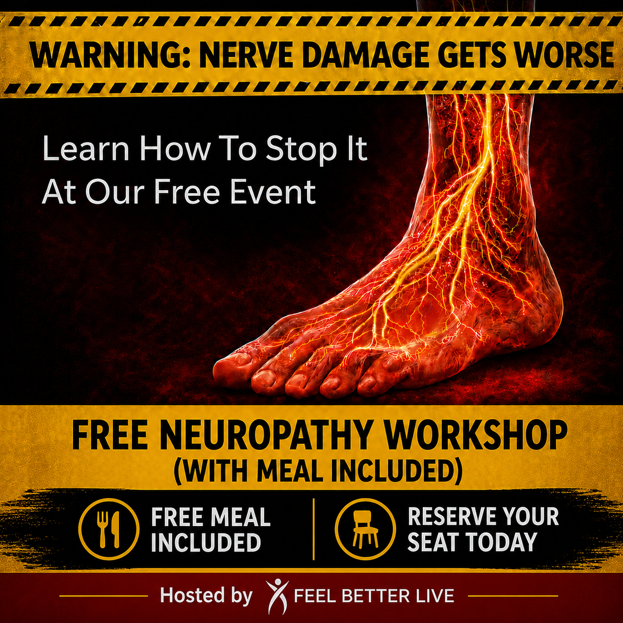 Feel Better Live Facebook ad: New Options for Neuropathy Relief WITHOUT Invasive…
