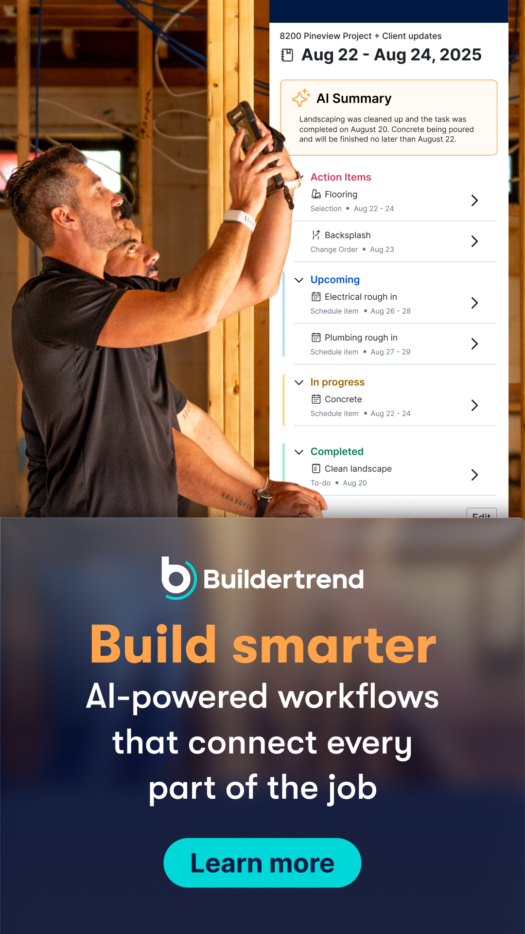 Buildertrend Facebook ad