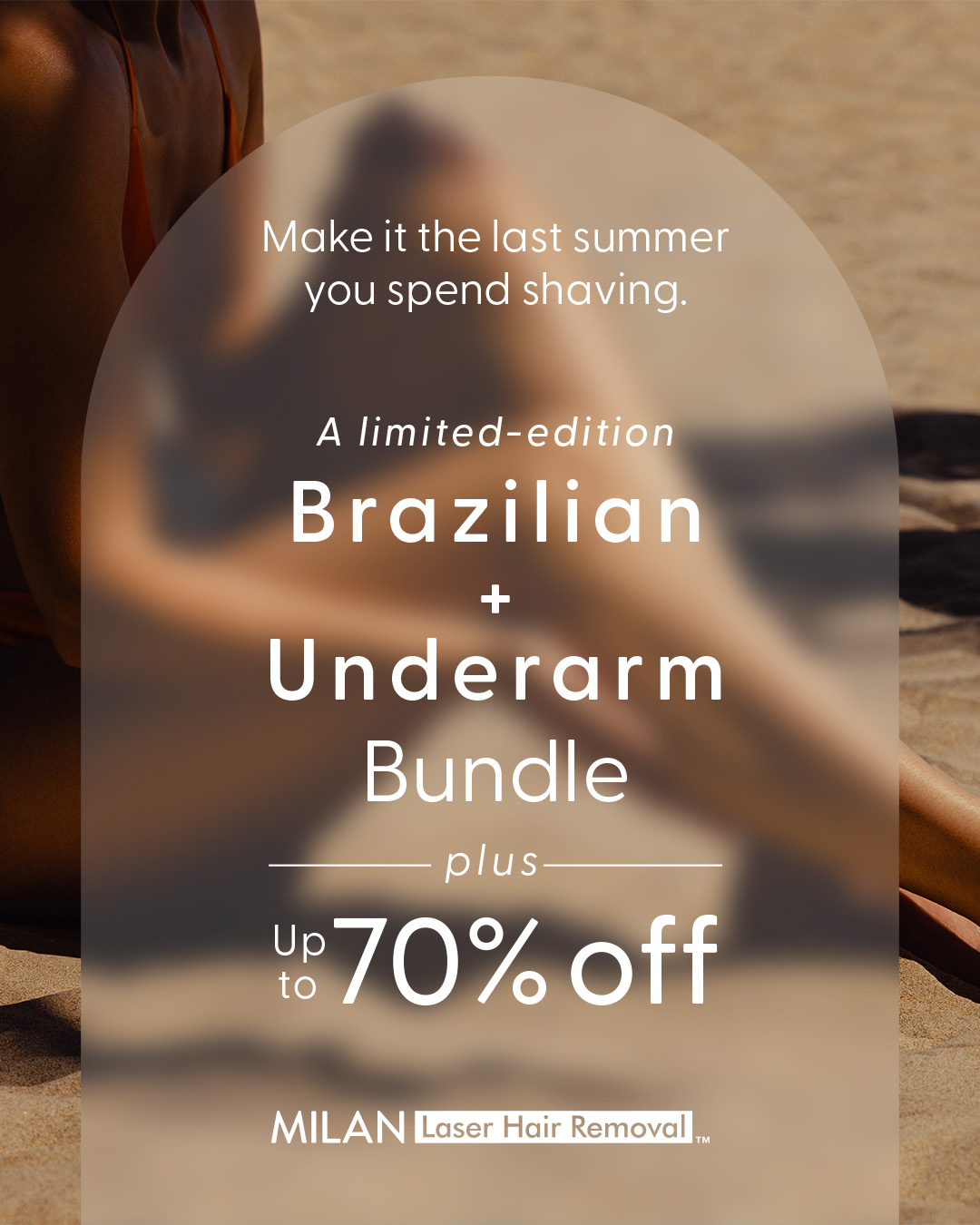 Milan Laser Hair Removal Facebook ad