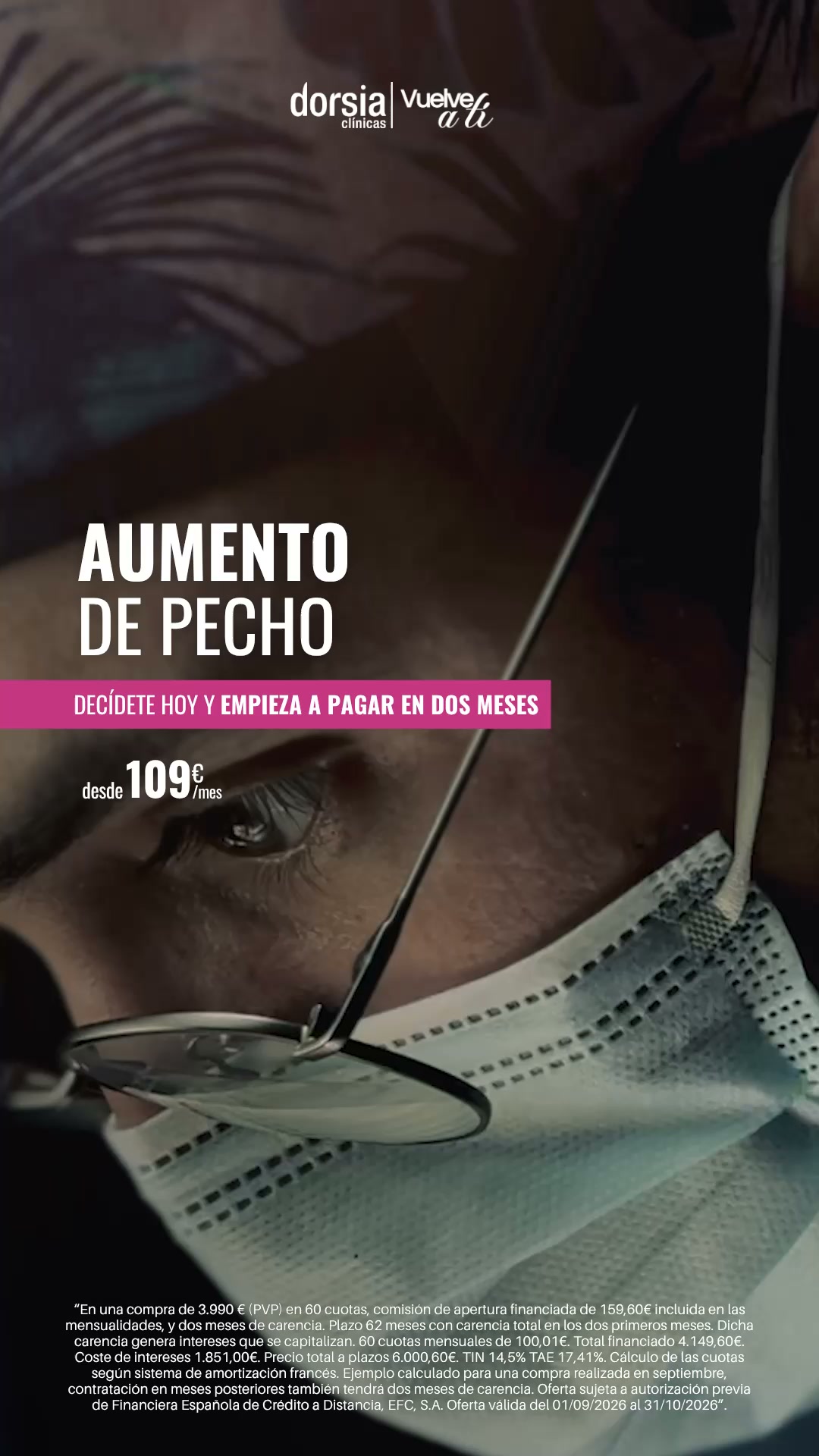 Clínicas Dorsia Facebook ad: El escote de tus sueños