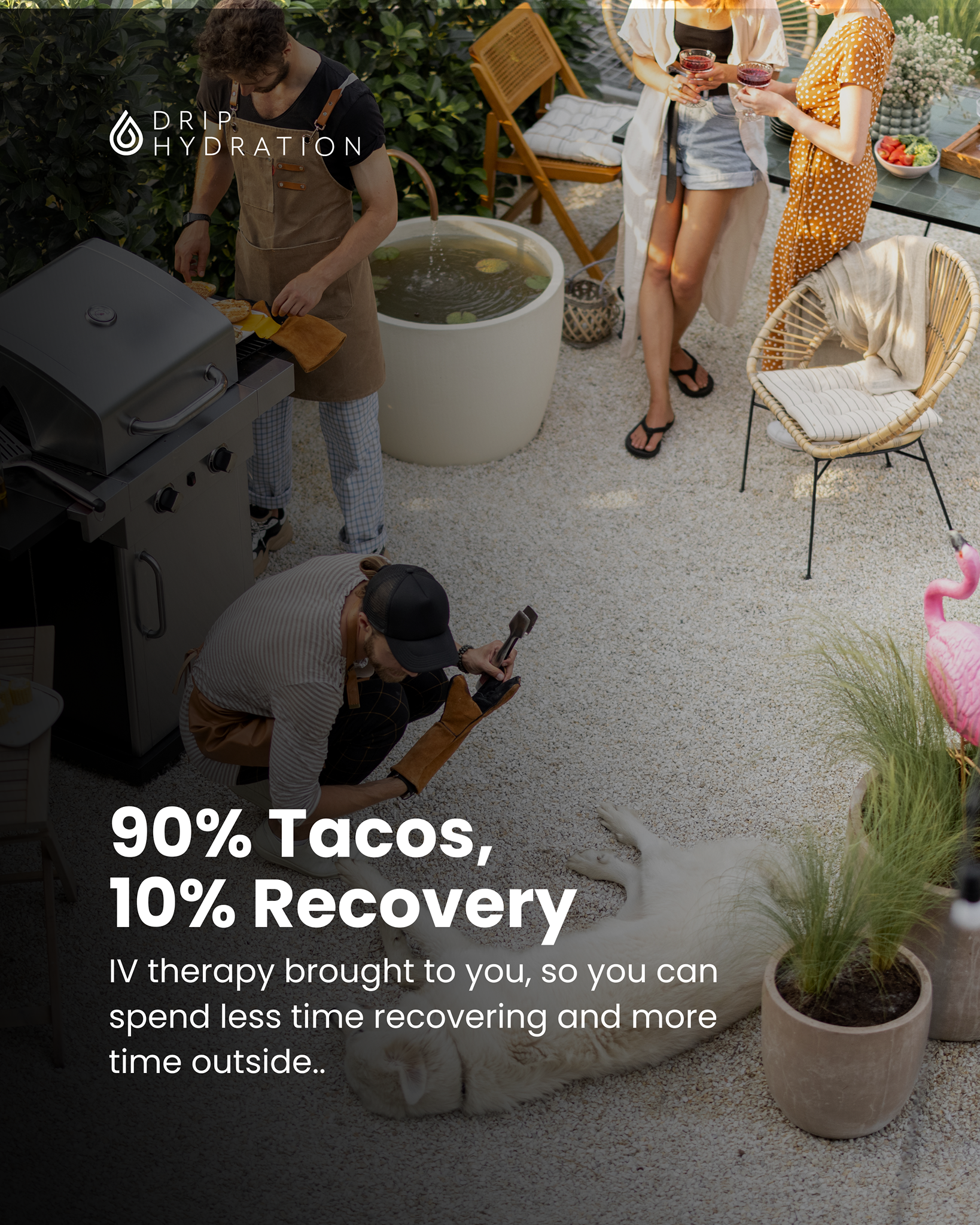 Drip Hydration Facebook ad