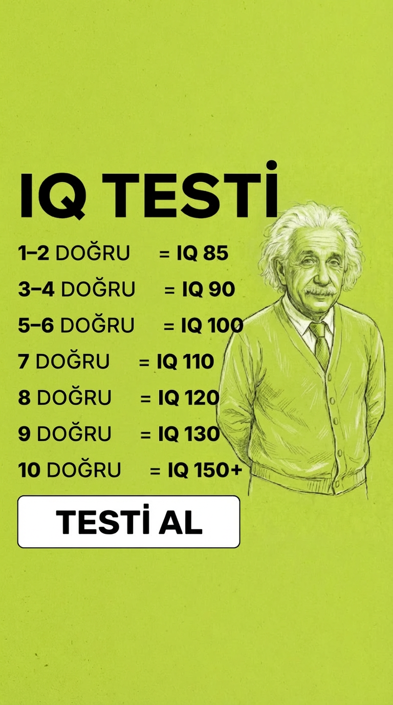Zeka Testi Facebook ad: 30 soruyu cevapla ve sonucunu öğren