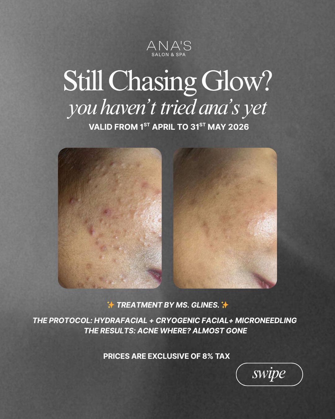 Ana's Facebook ad
