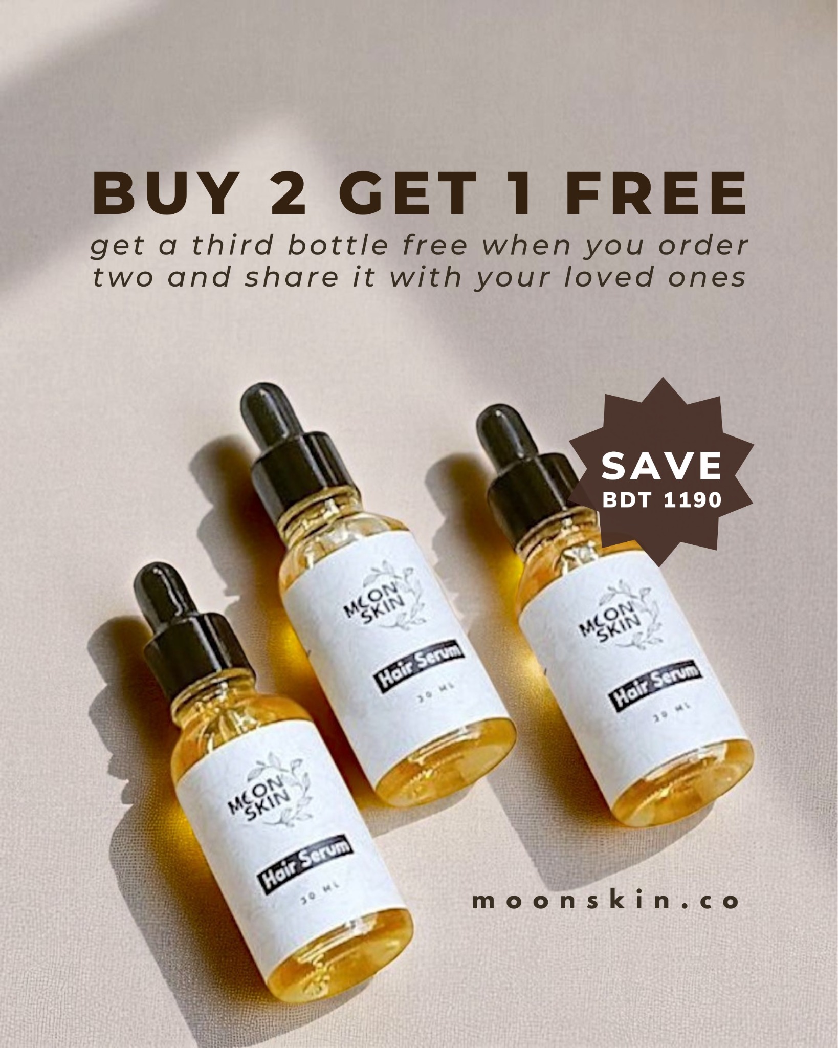 Moonskin Facebook ad