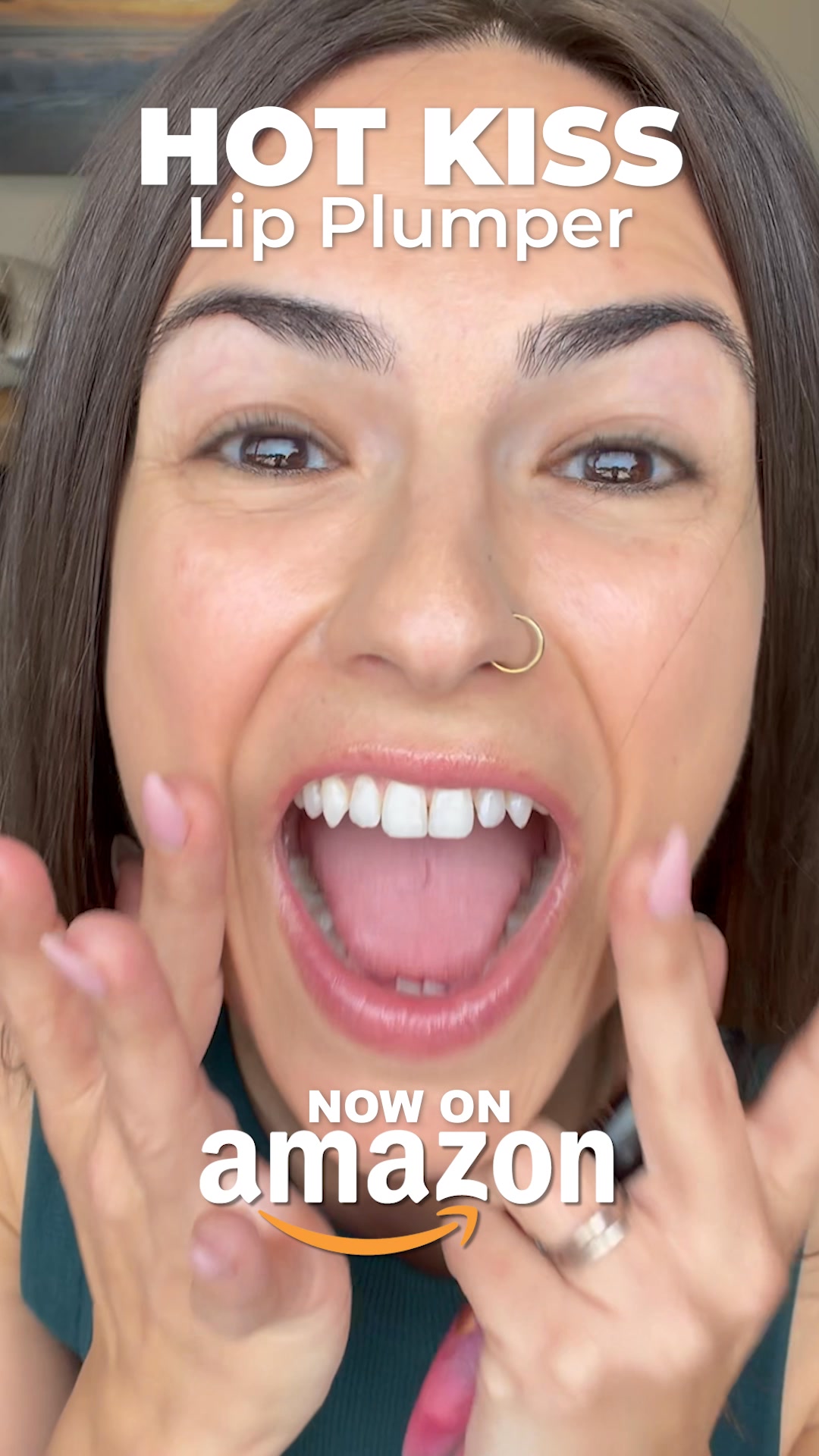 LUMINESS Facebook ad: Everyone Thinks I Got Lip Fillers.