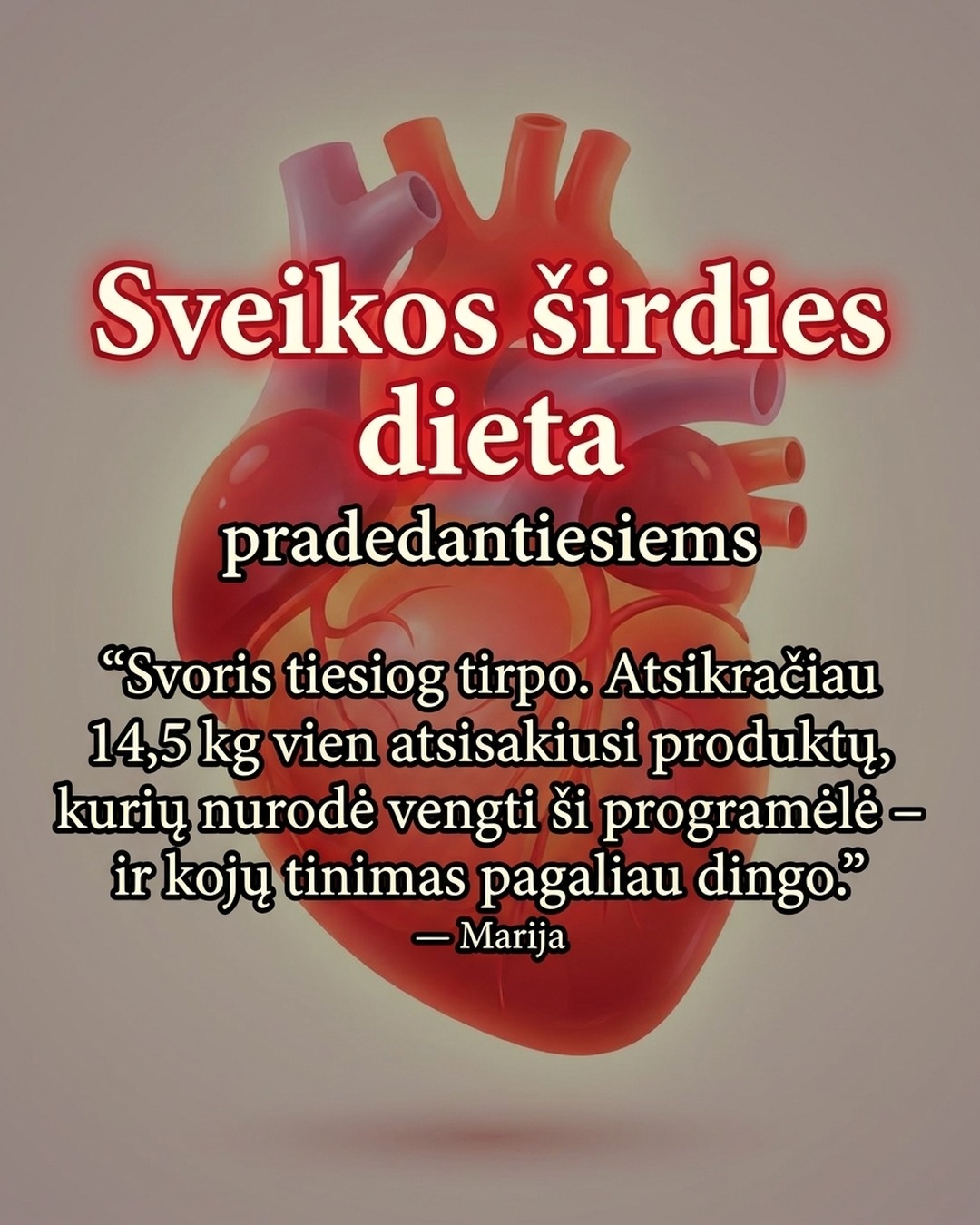 Dietistė Orinta Facebook ad: Atlik nemokamą testą