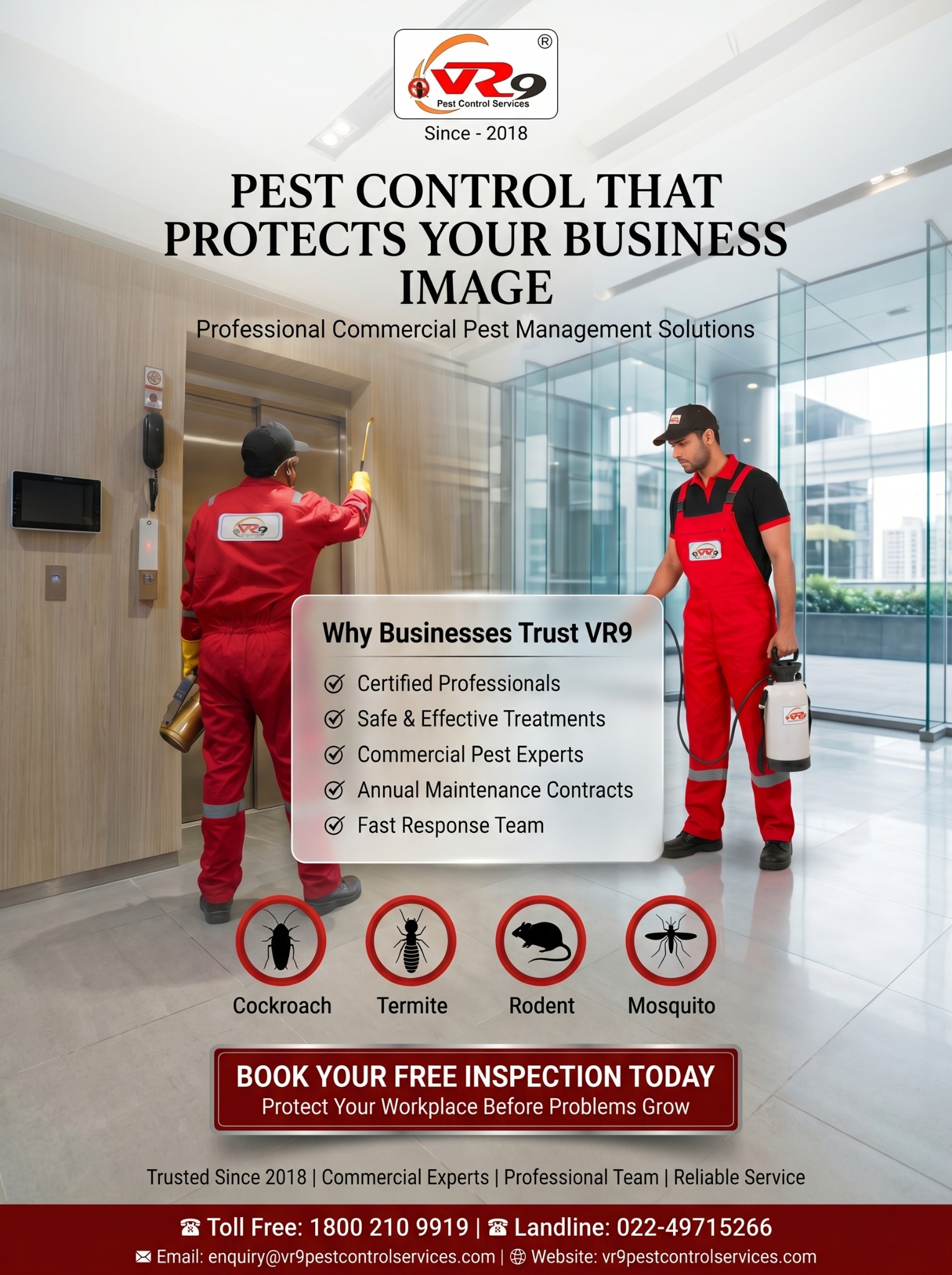 VR9 pest control Pvt Ltd. Facebook ad