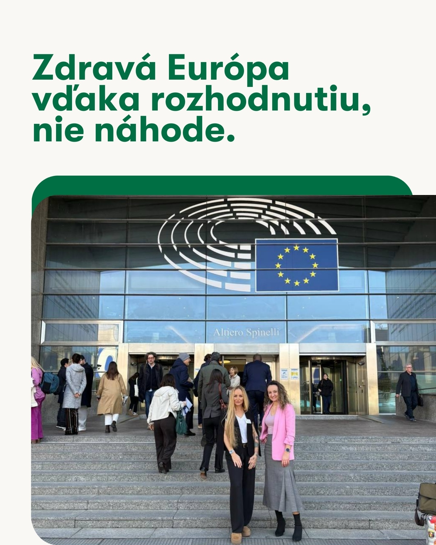 Herbalife Facebook ad: Minulý týždeň sa v Európskom parlamente v Bruseli…