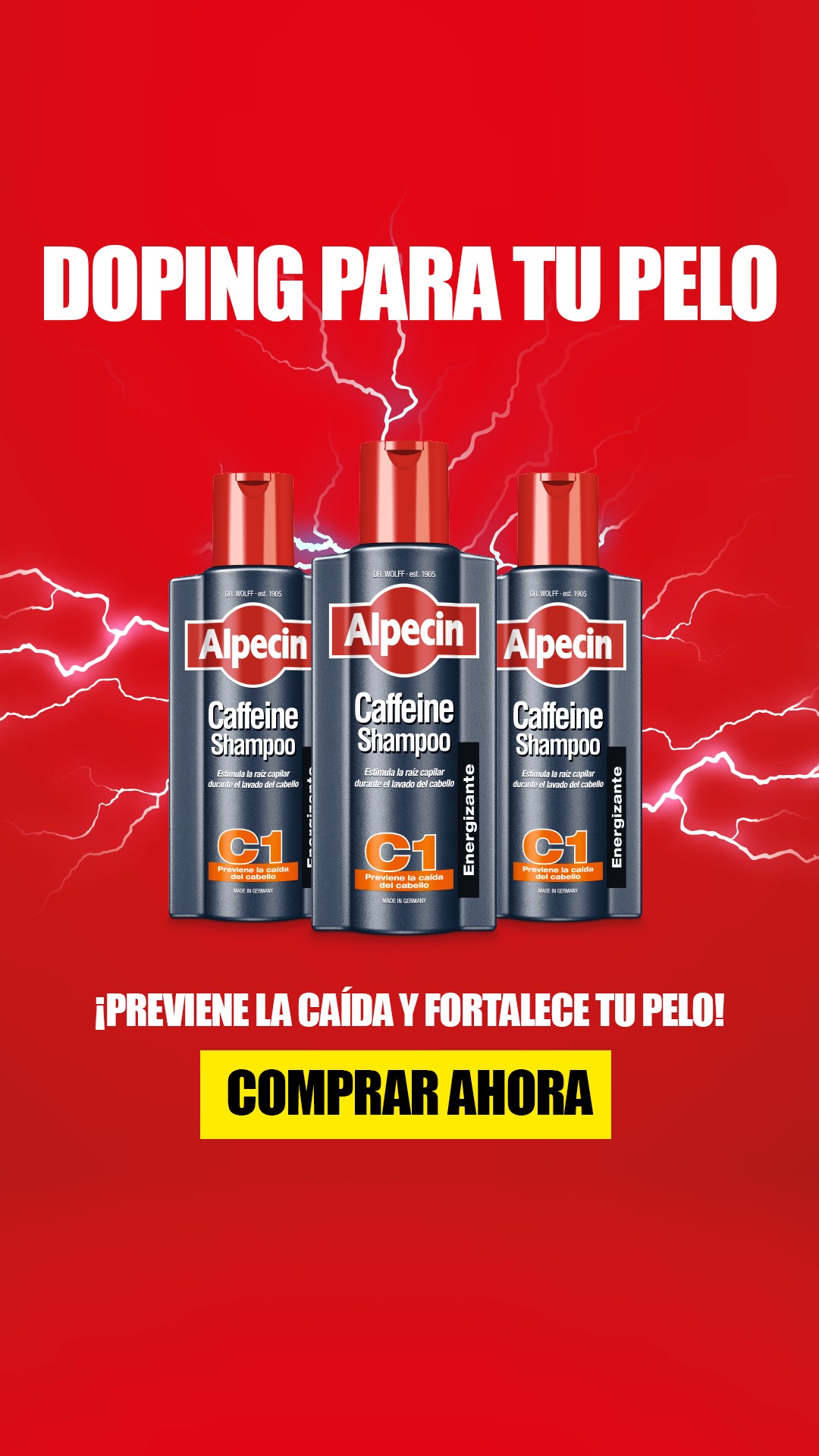 Alpecin Facebook ad