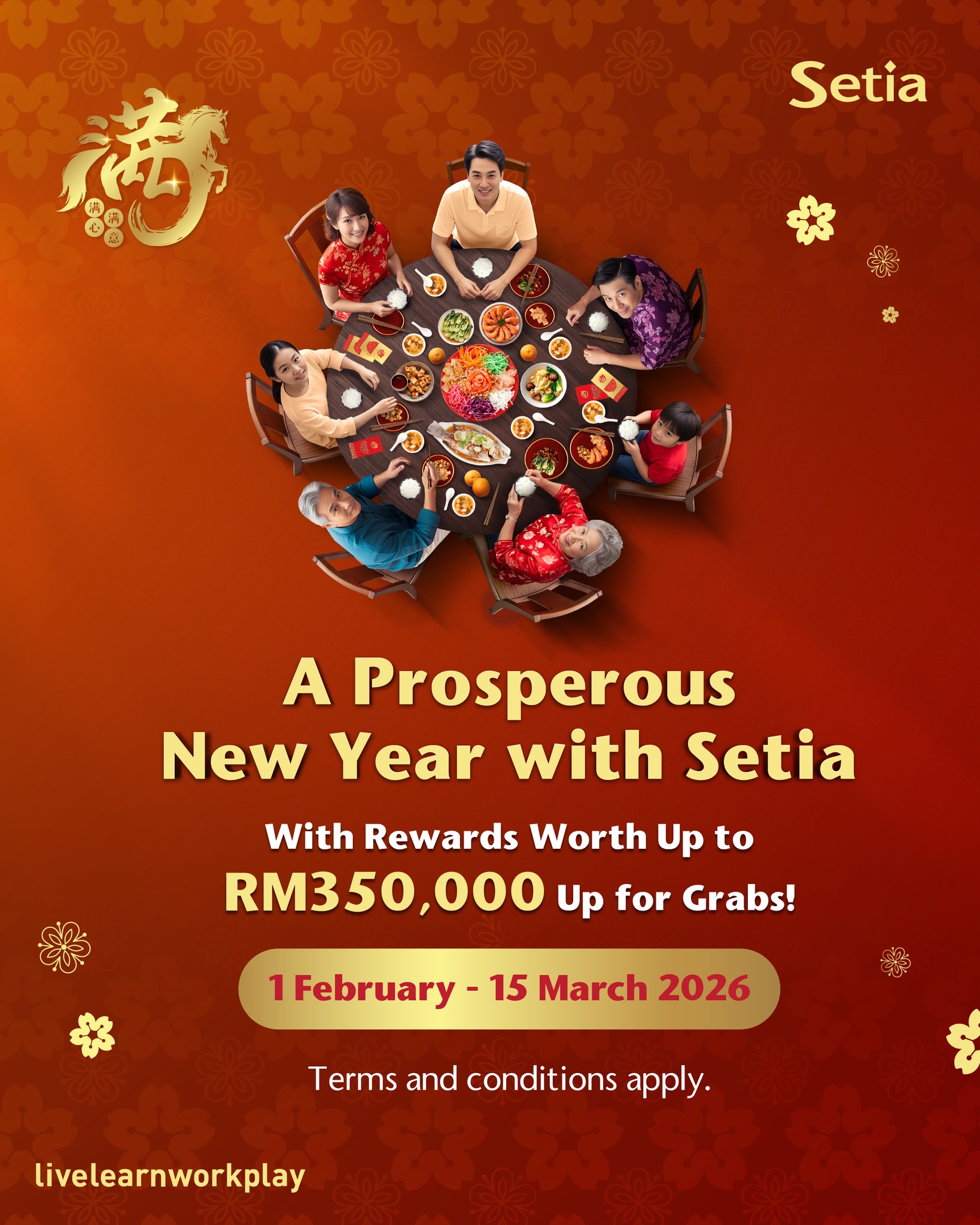 S P Setia Facebook ad: Step into the Year of the Horse with…