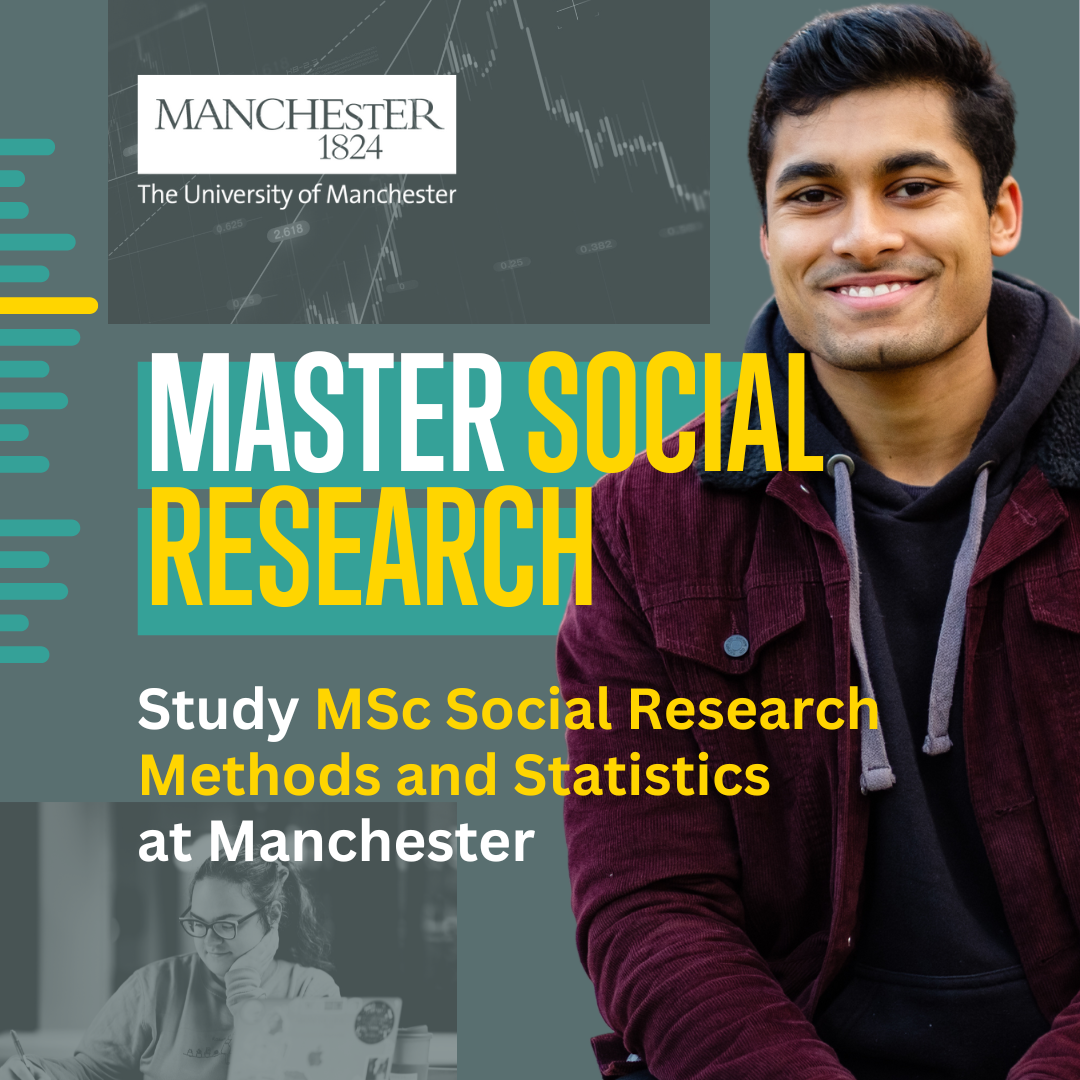 The University of Manchester Facebook ad: Join students from around the world and gain…