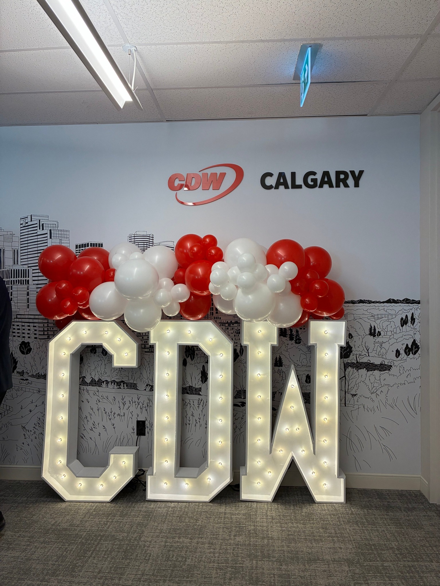CDW Canada Facebook ad: CDW Canada's new Beltline office officially opened today…