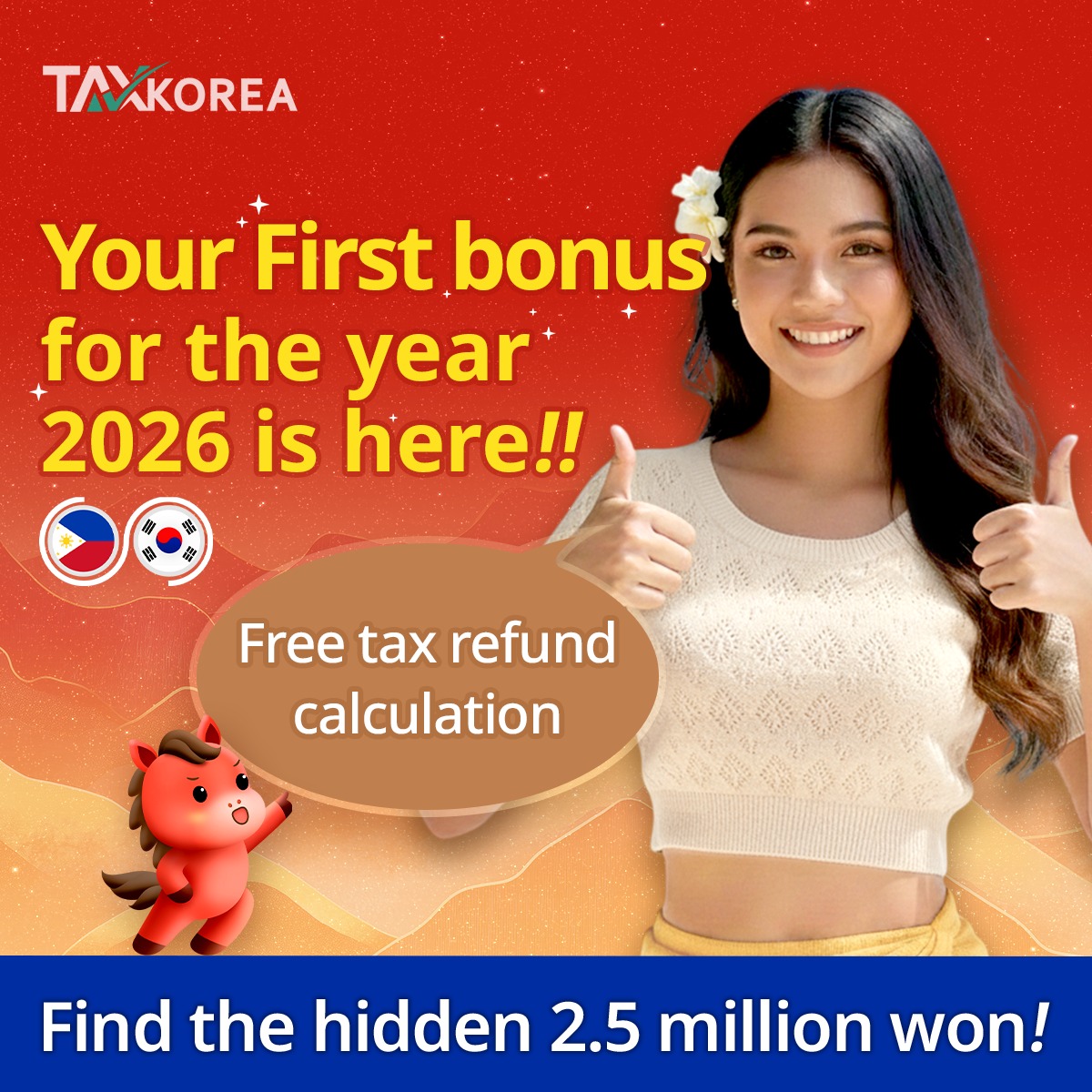 Tax Refund service for Filipinos Facebook ad