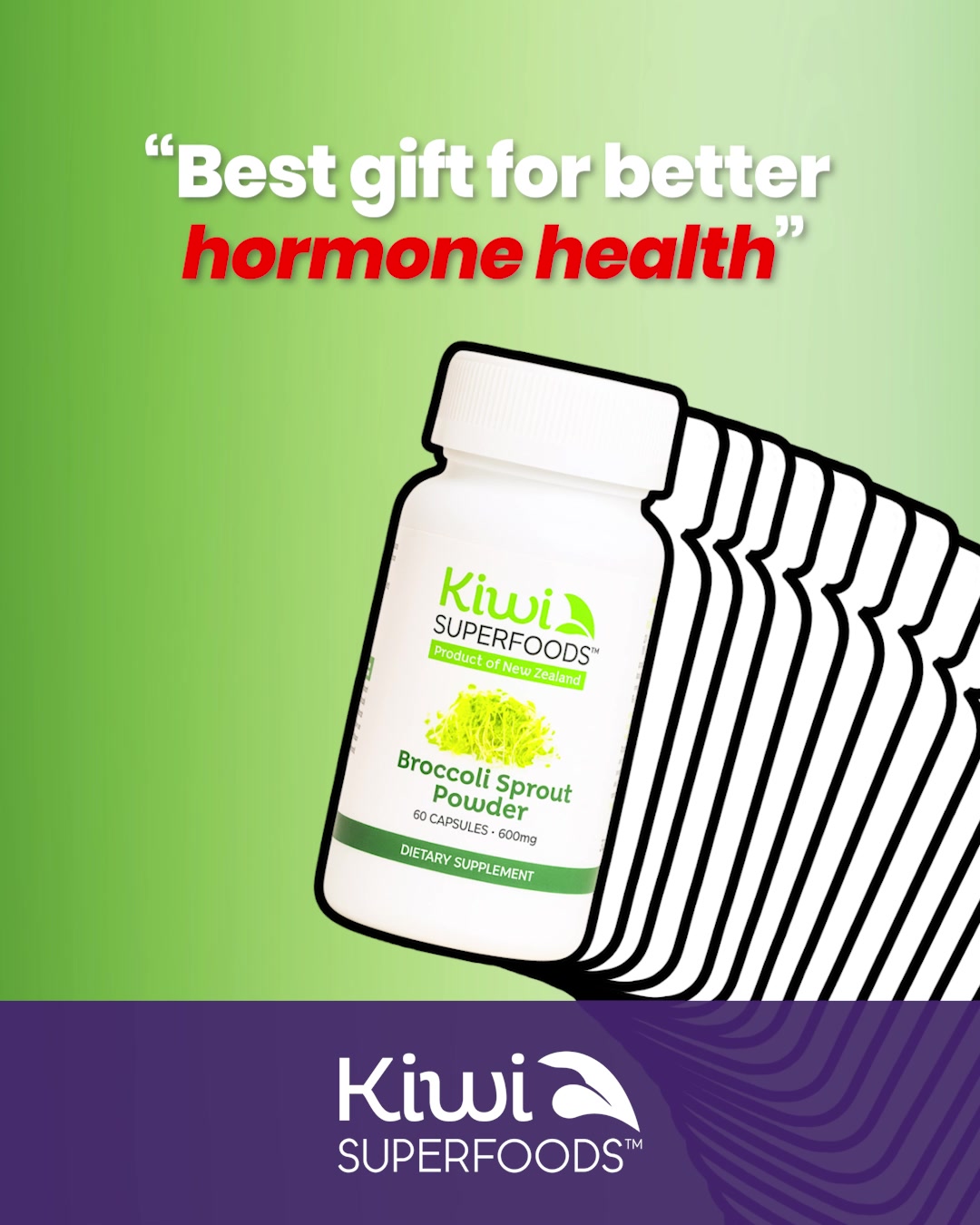 Kiwi Superfoods Limited Facebook ad: Support Detox & Hormones Naturally