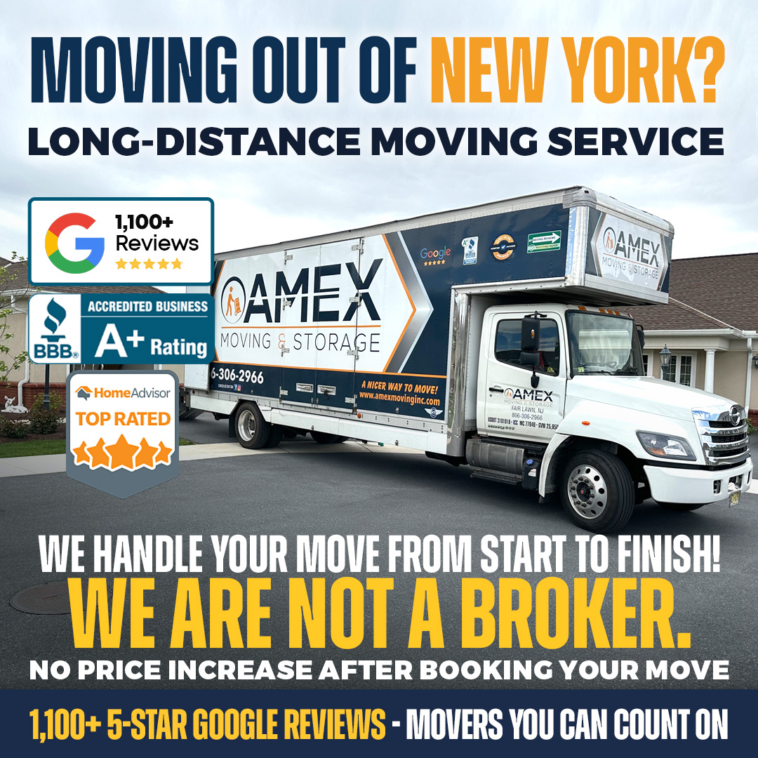 AMEX Moving & Storage Facebook ad: Click 'Get quote For Your Free Quote