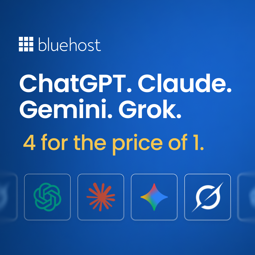 Bluehost Facebook ad
