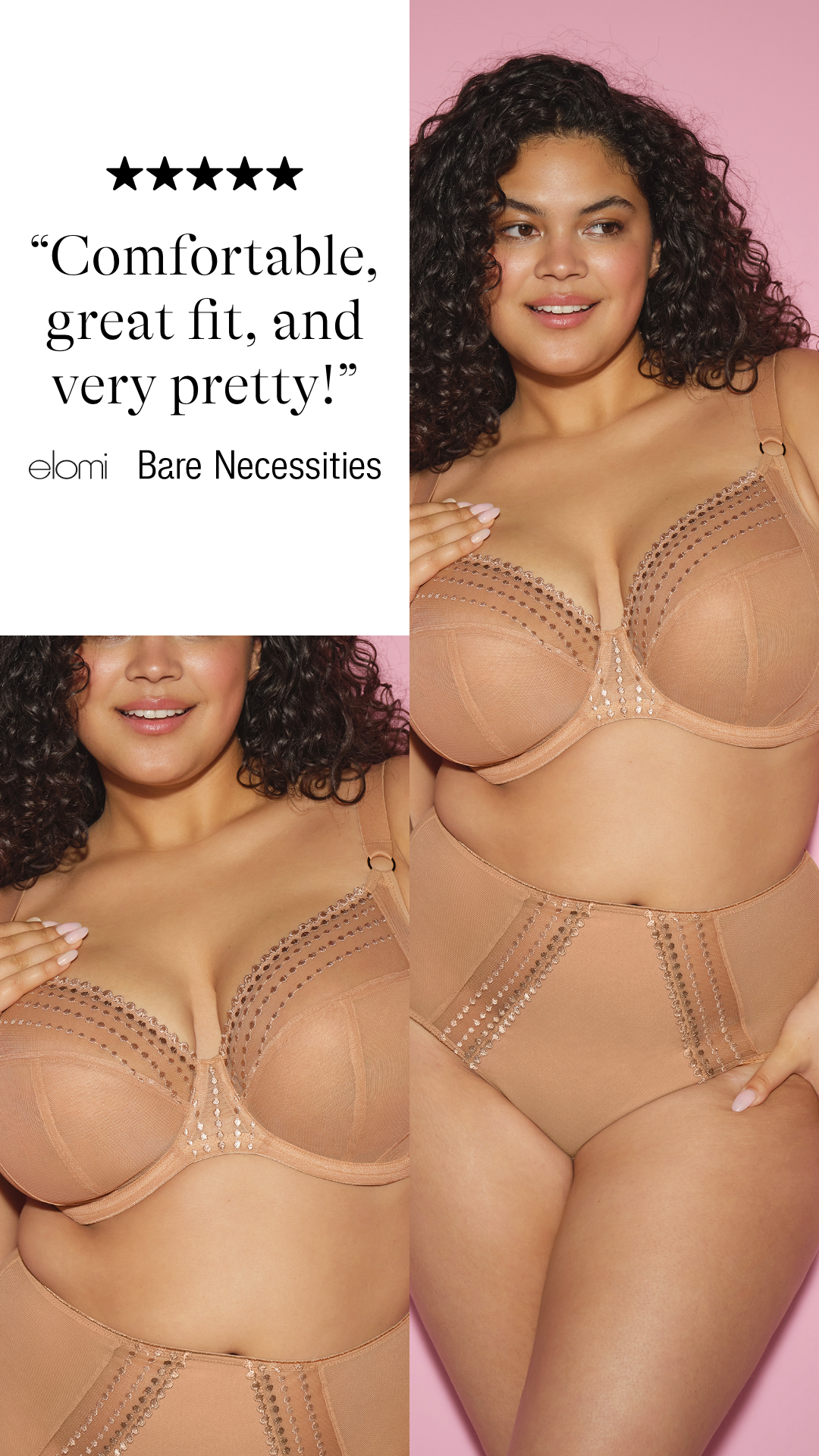 BARE NECESSITIES Facebook ad: A Full-Bust Favorite