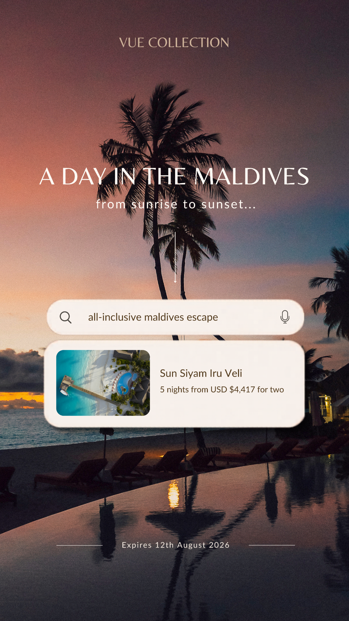VUE Collection Facebook ad from Jun 14, 2026