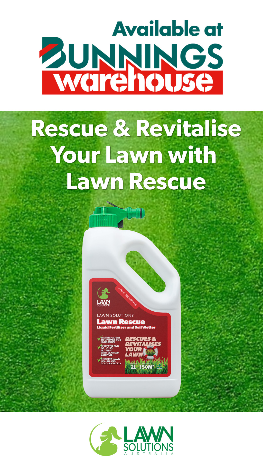 Lawn Solutions Australia Facebook ad