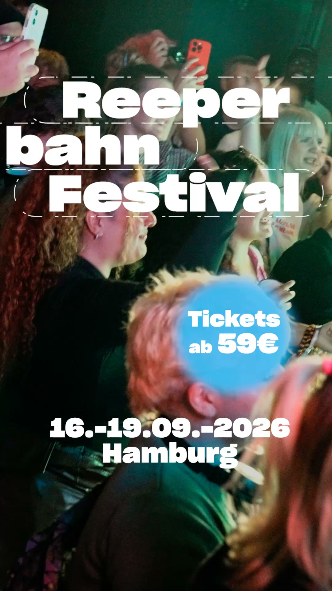 Reeperbahn Festival Facebook ad: Komm zum Reeperbahn Festival 2026!