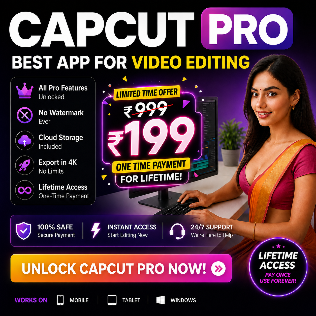 Appsknock Facebook ad