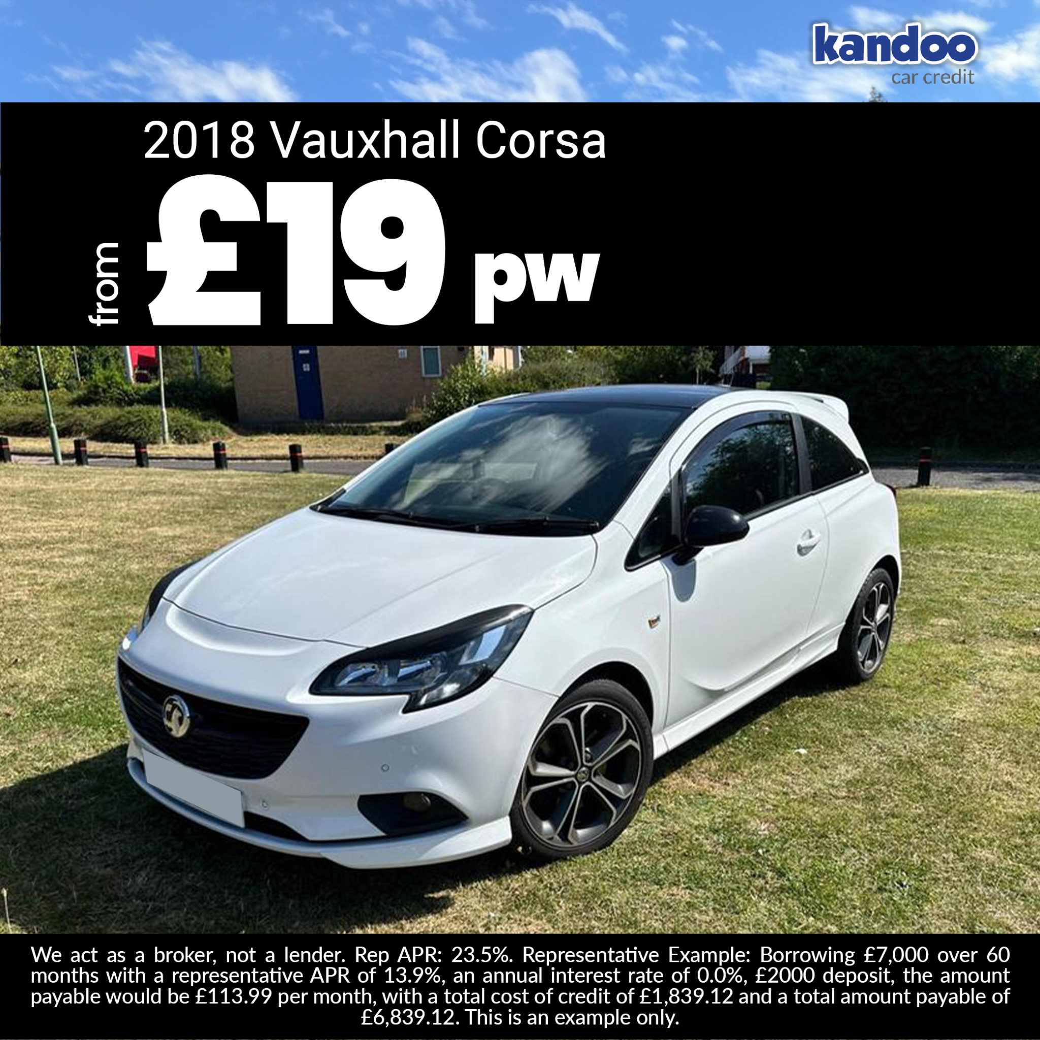 Kandoo Car Credit Facebook ad