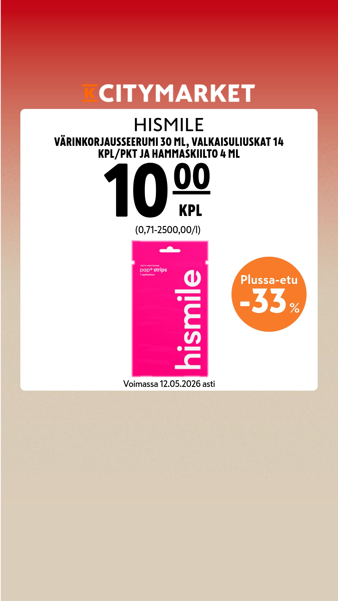 K-Citymarket Facebook ad from Apr 27, 2026
