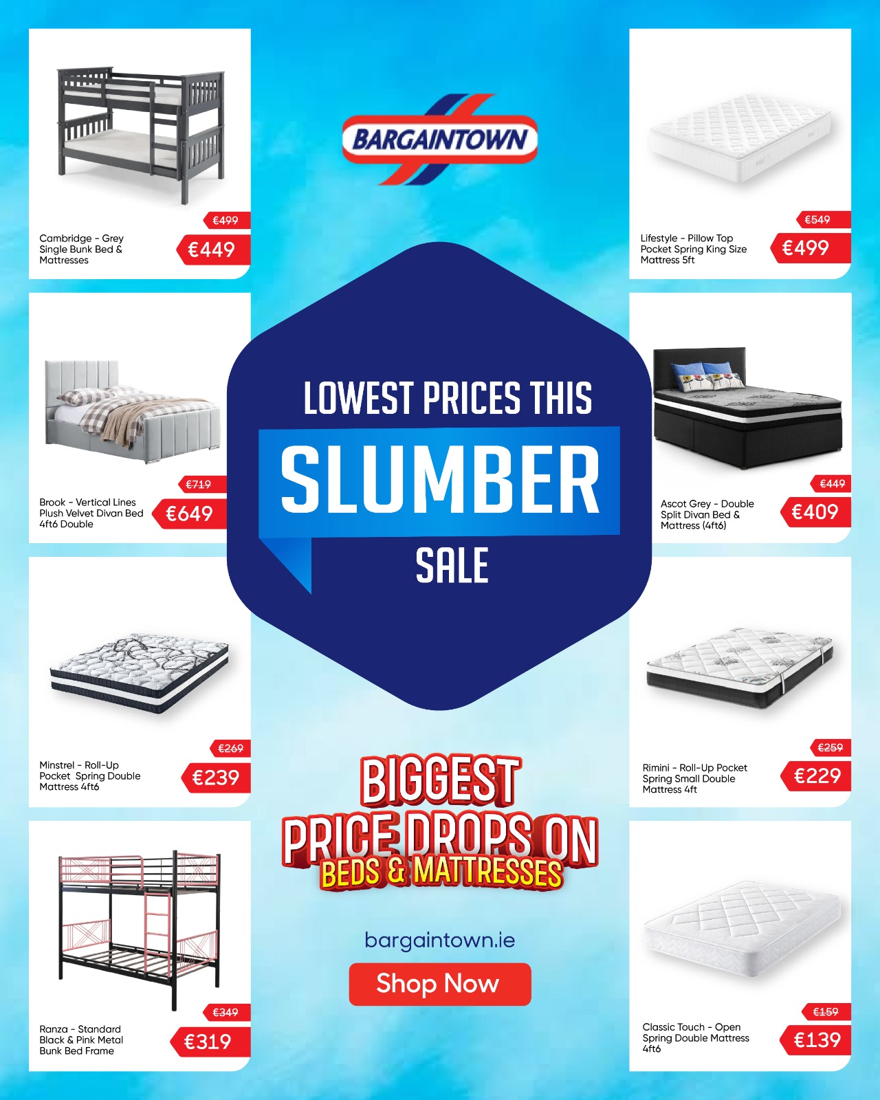 Bargaintown Facebook ad