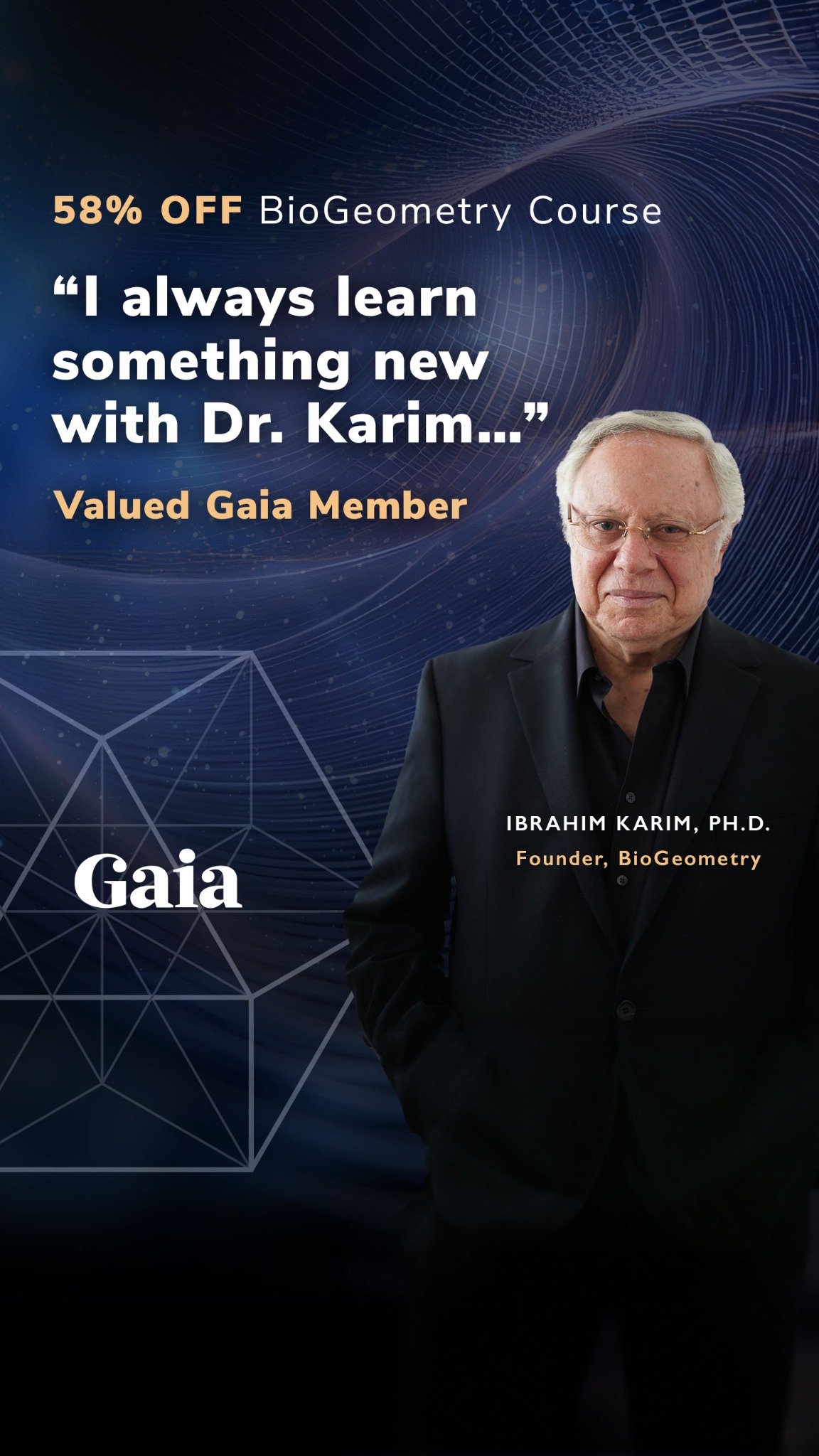 Gaia Facebook ad
