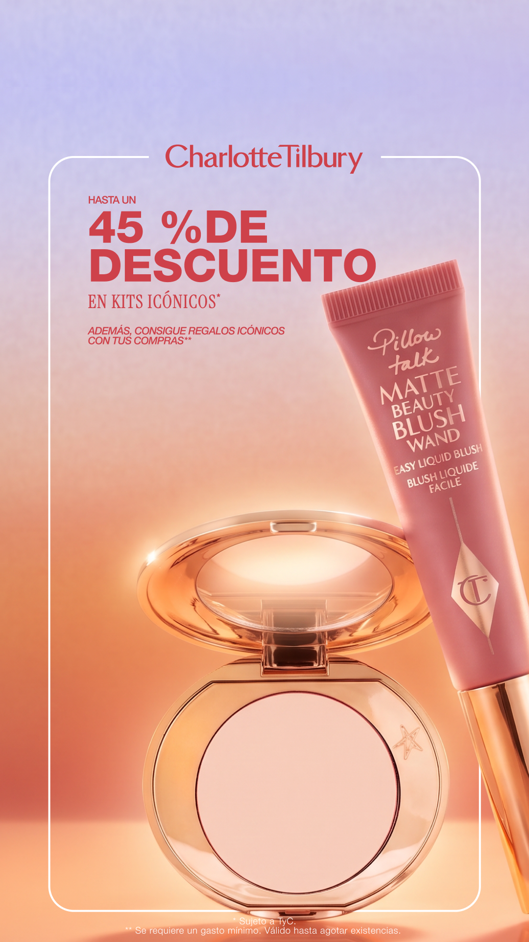 Charlotte Tilbury Facebook ad