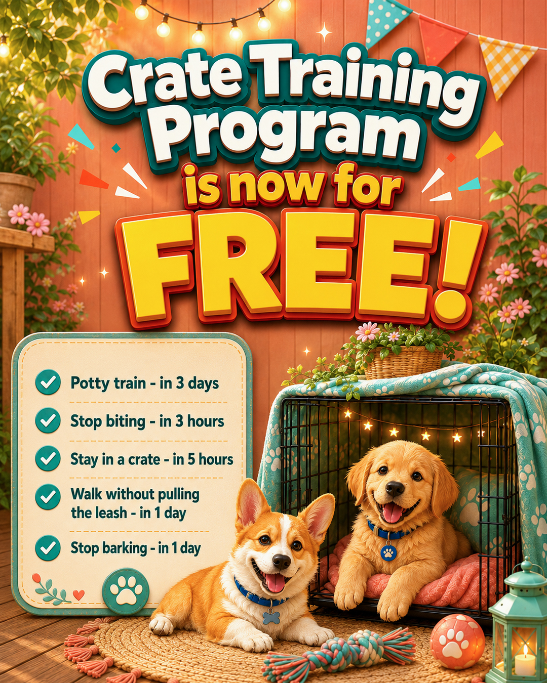 Ben Your Puppy Trainer Facebook ad