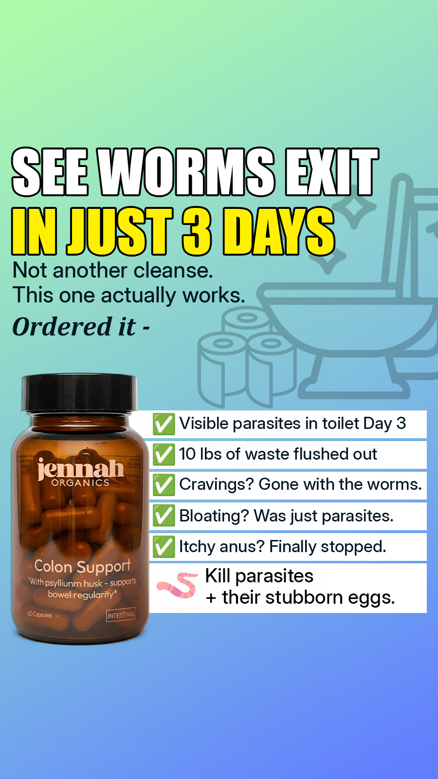 Jennah Organics Facebook ad