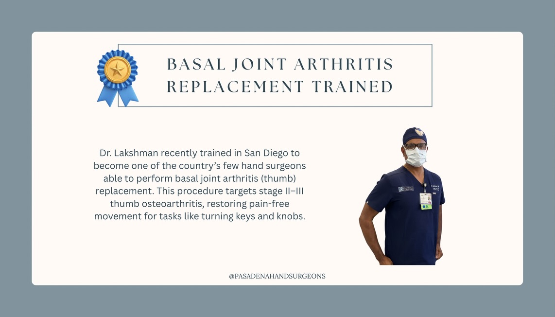 pasadenasurgeons Facebook ad: Dr. Lakshman recently attended a meeting in San…