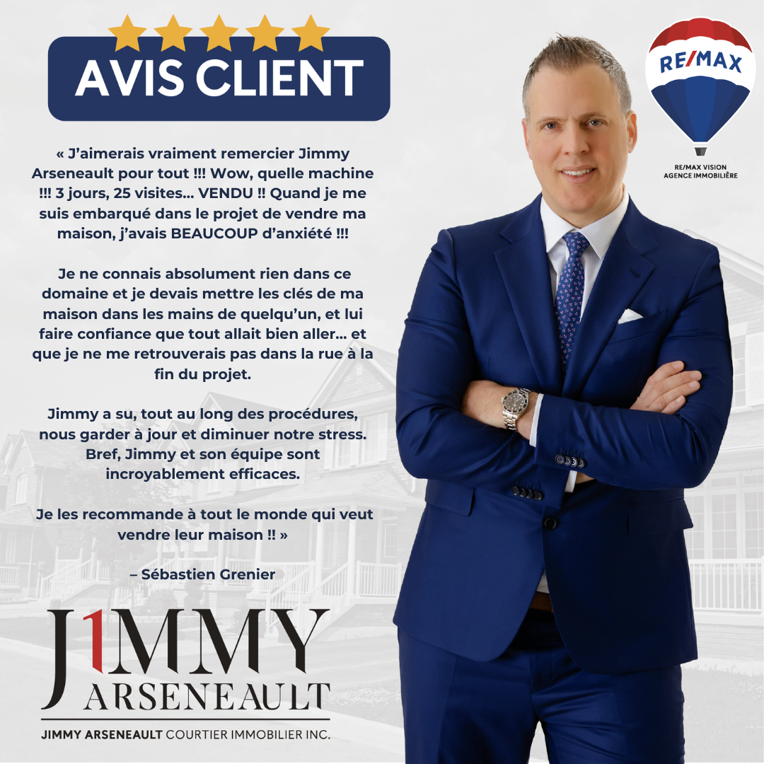 Jimmy Arseneault Re/max Courtier immobilier Inc. Facebook ad