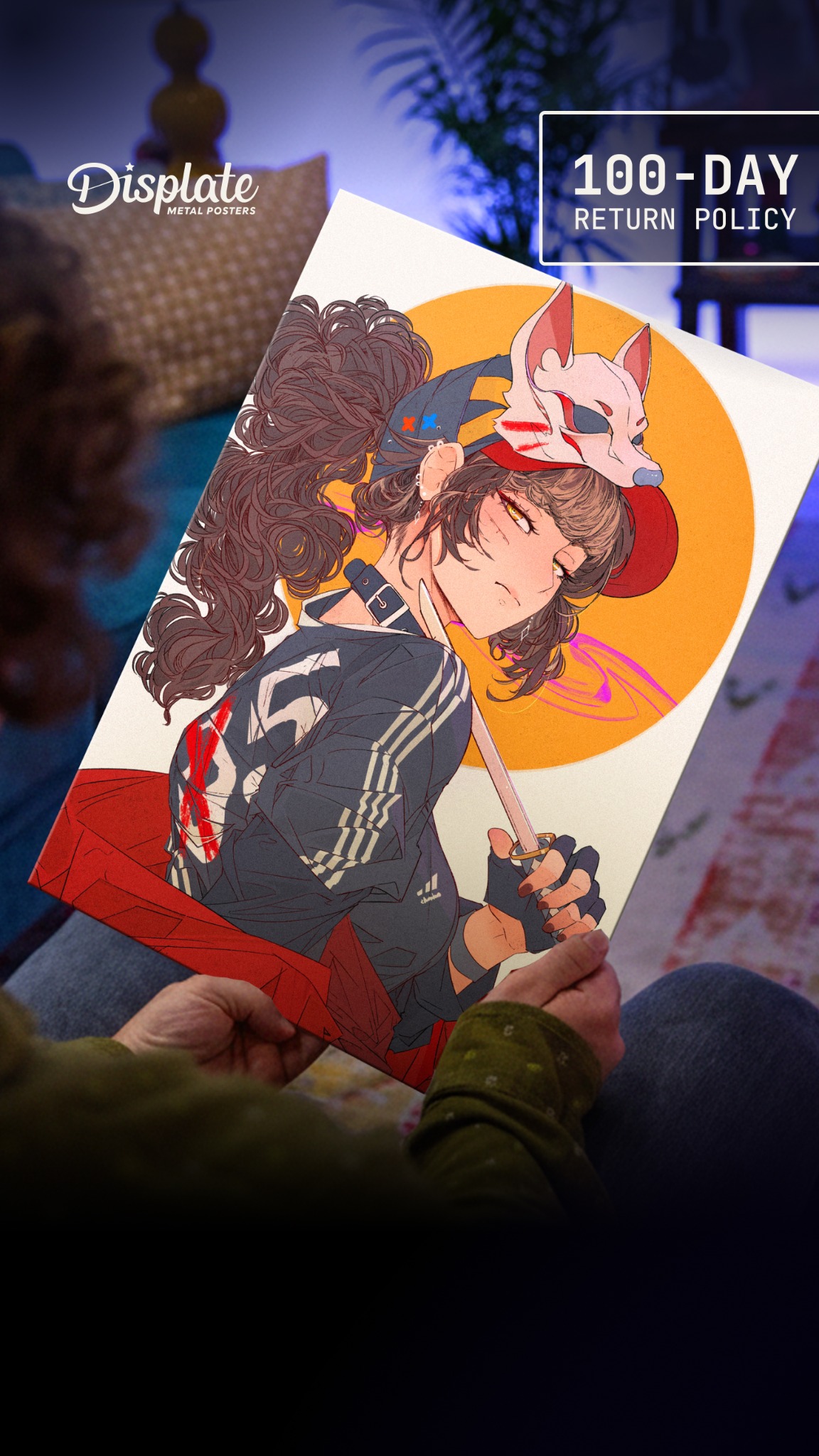 Displate Facebook ad