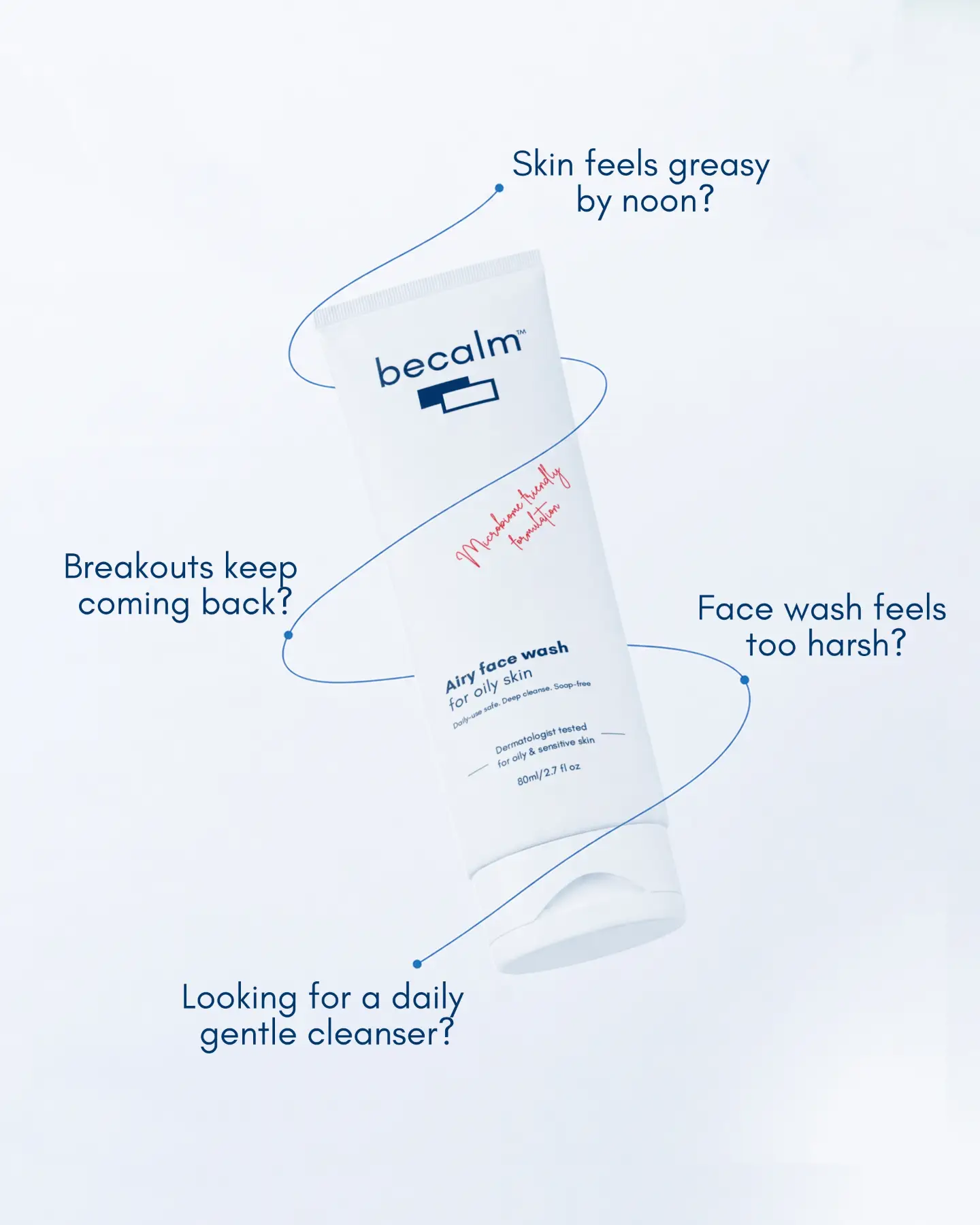 Becalm Facebook ad