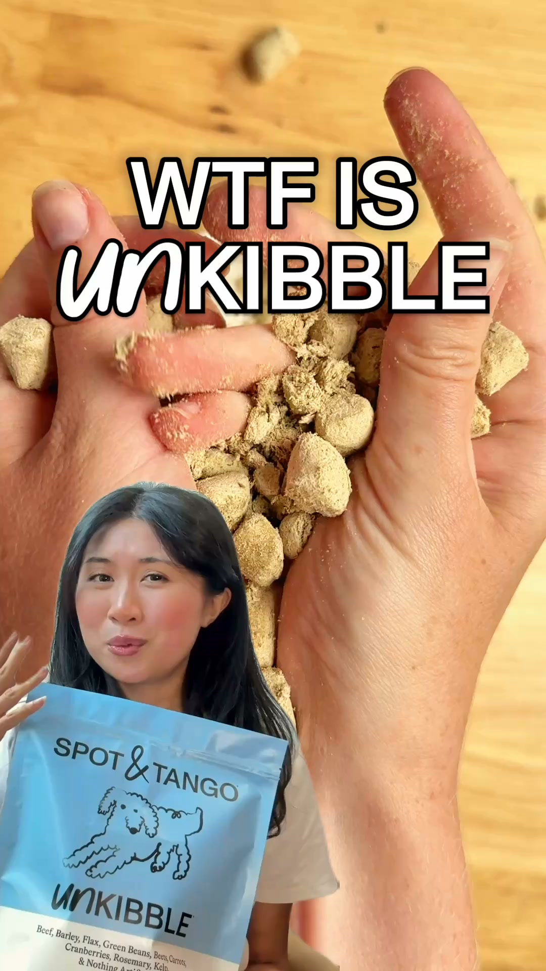Spot and Tango Facebook ad: UnKibble, Try for 50% Off Today