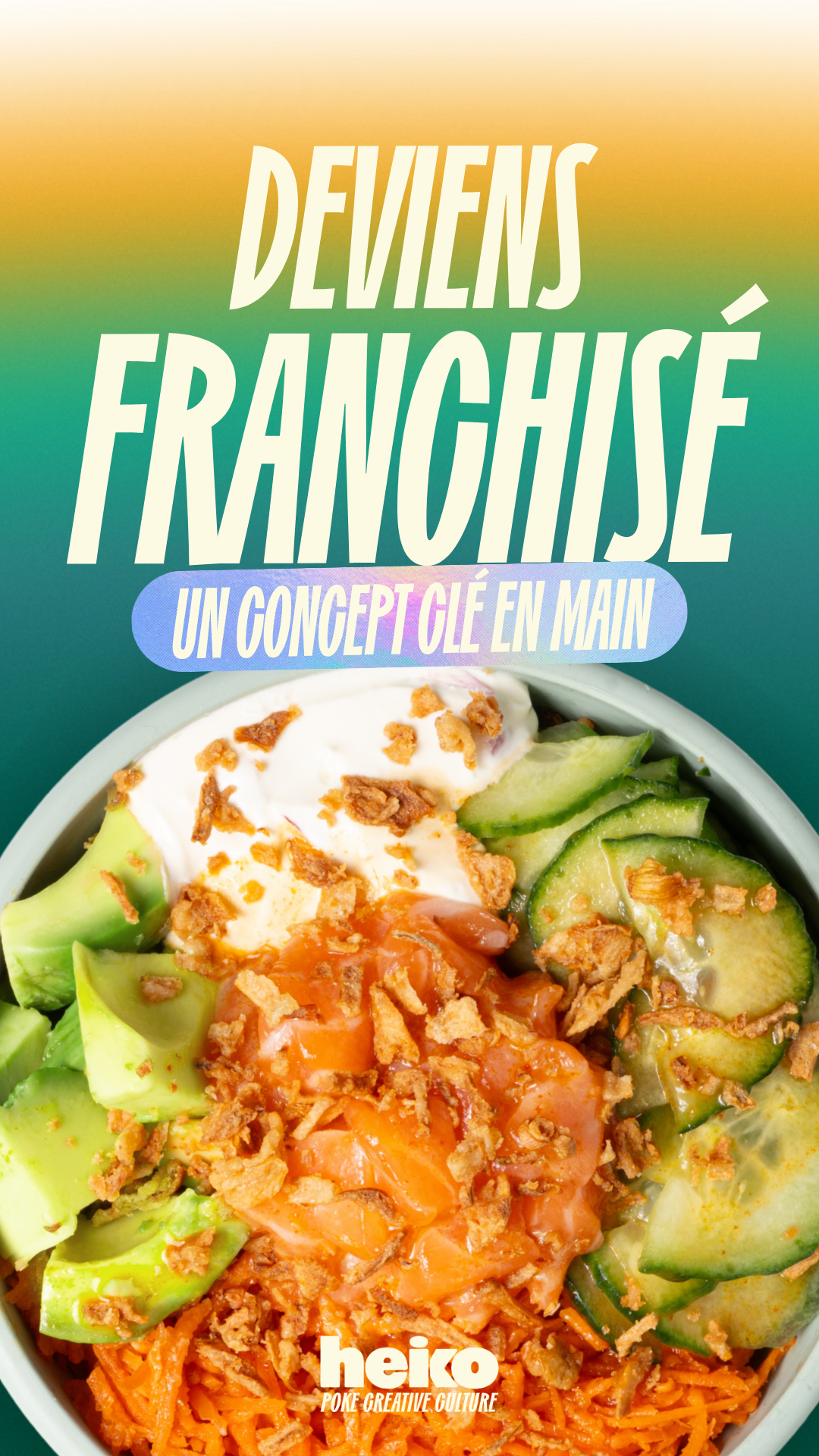 Heiko Poké Bowl Facebook ad