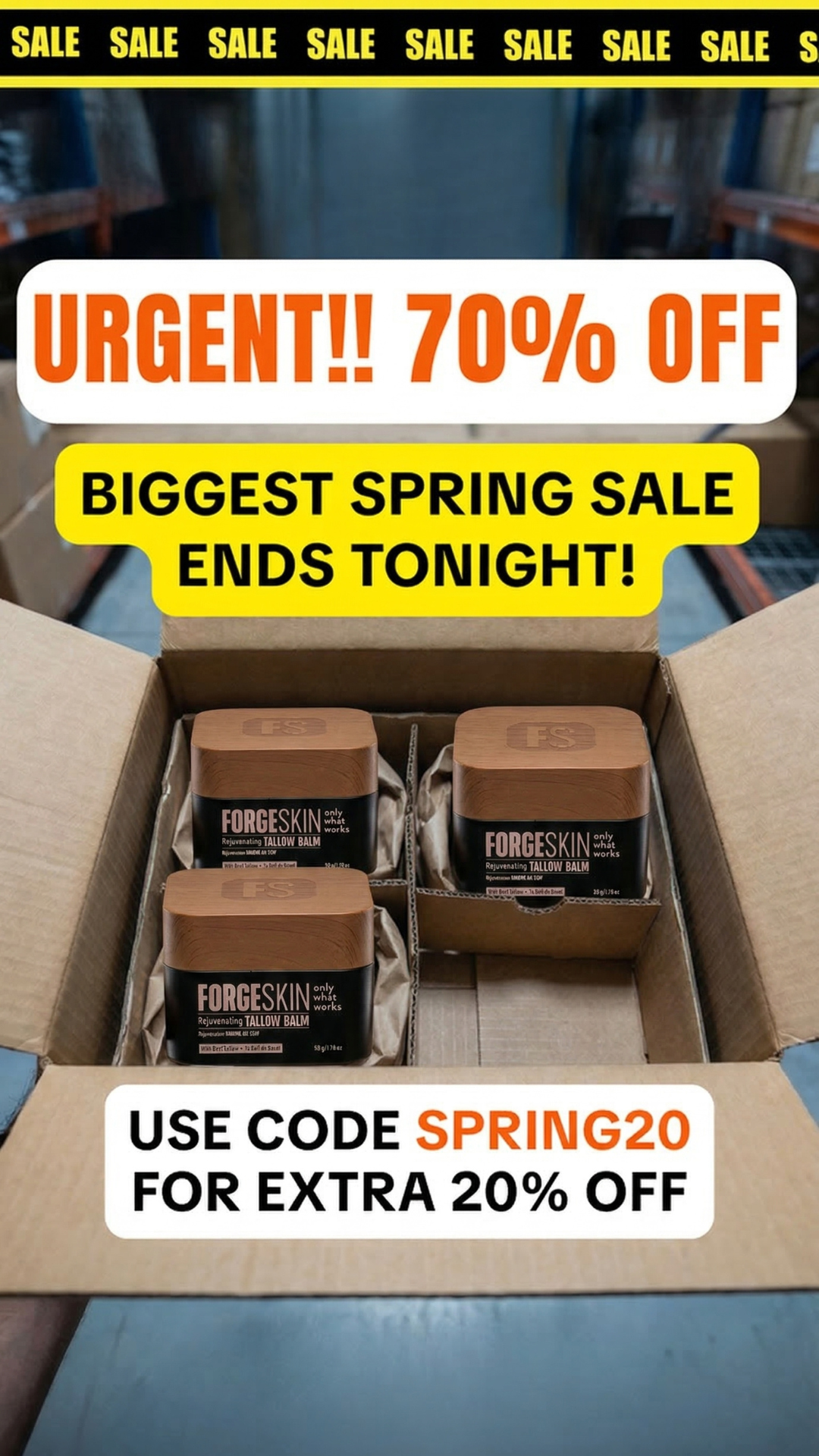 Forge Men Facebook ad