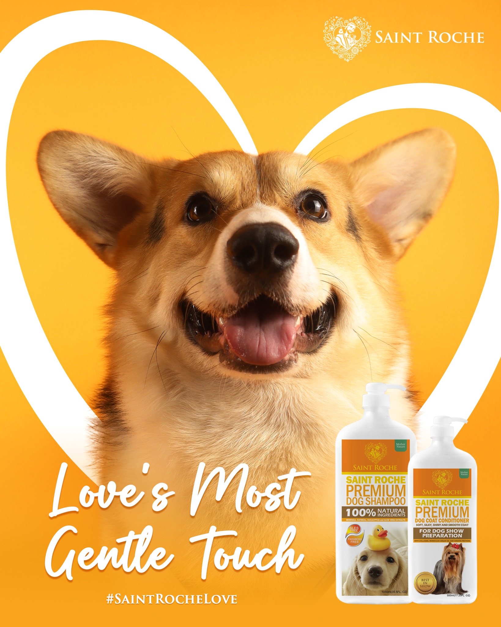 Saint Roche Premium Dog Shampoo Facebook ad