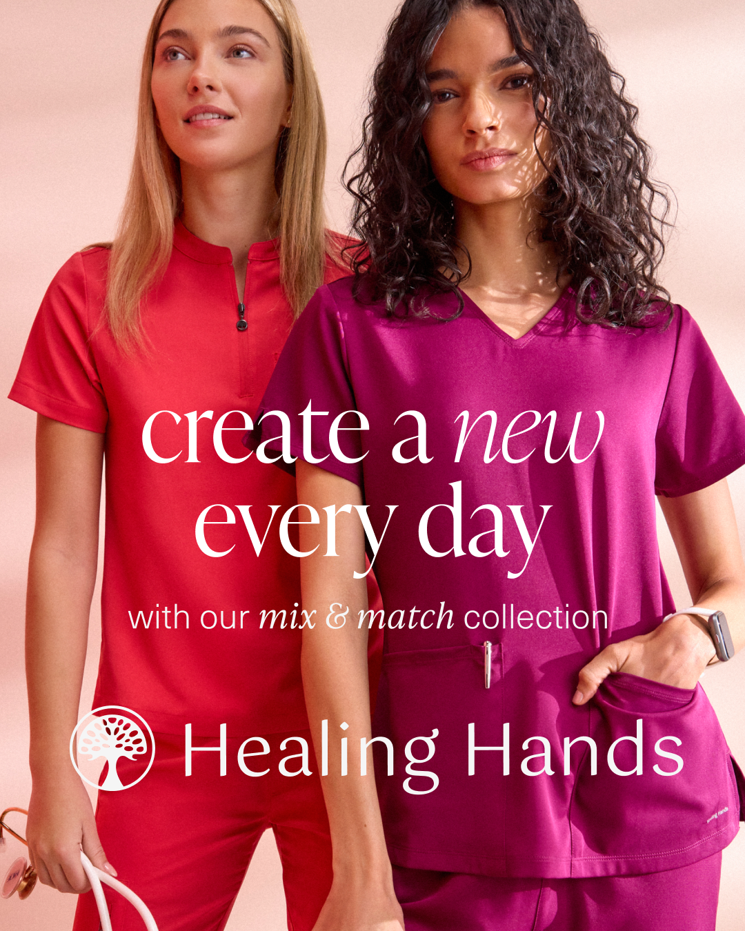 Healing Hands Scrubs Facebook ad