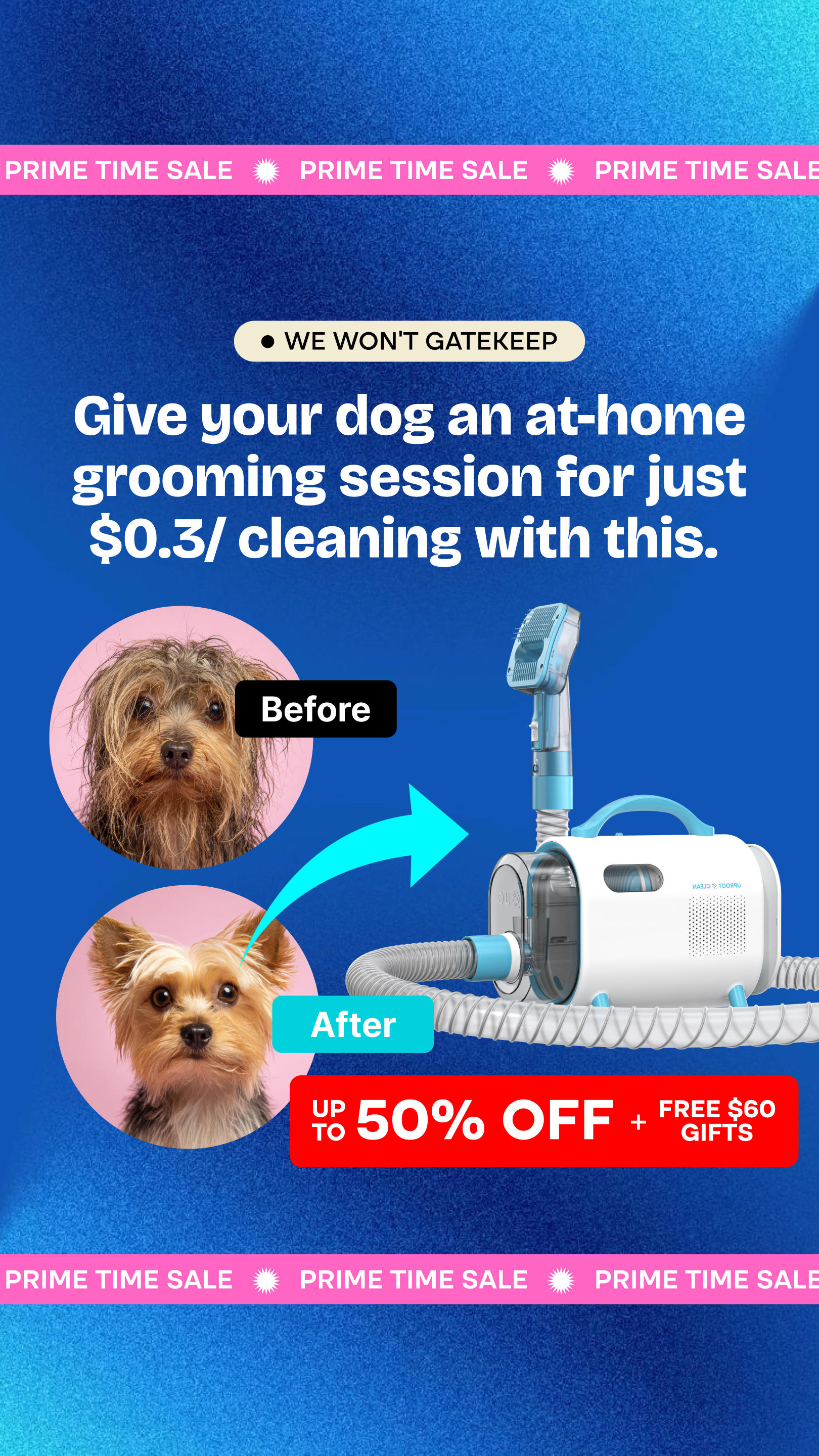 Uproot Clean Facebook ad