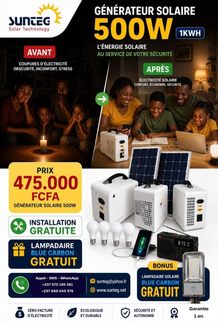 Sunteg 237 Facebook ad: Discuter avec nous