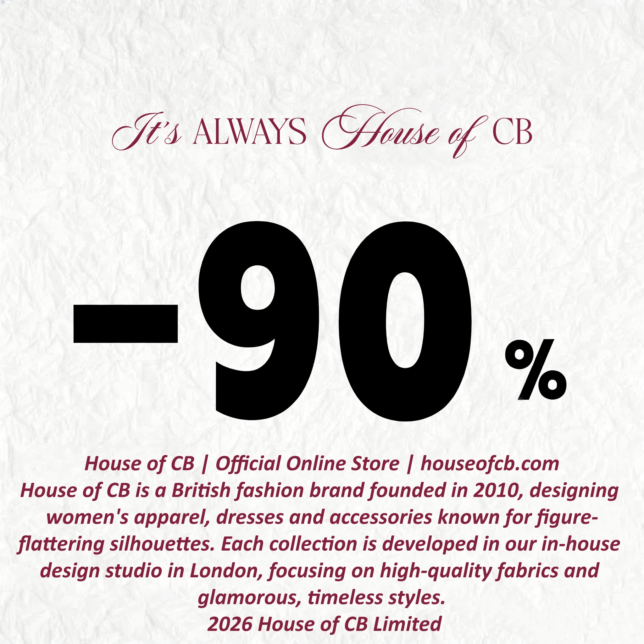 Houseofcb  shop Facebook ad